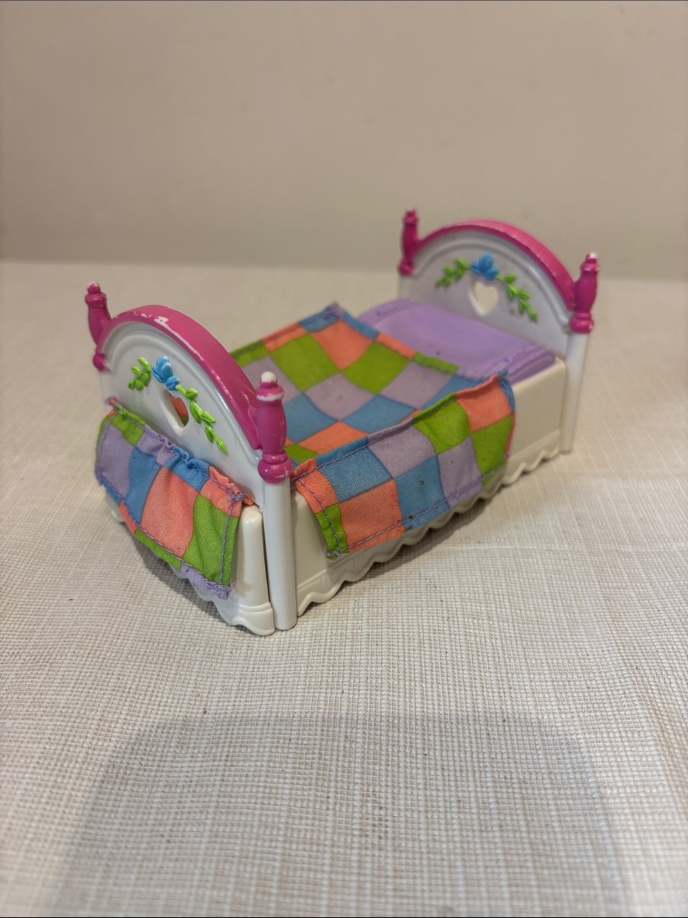 Vintage 1999 Fisher Price Loving Family Spring bed